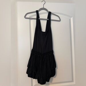 FP Movement by Free People Black Romper